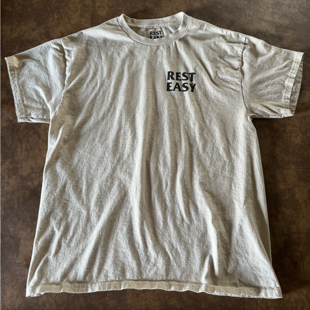 Rest Easy “Forget Me Not Rest Easy” Mens Graphic-Tee